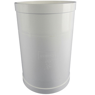 110排水加长接头PVC管件配件50无台阶直接75快速抢修直通快接160