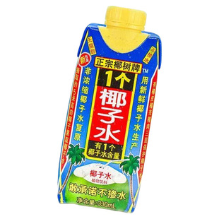 椰树牌椰汁椰子水一个椰子水植物蛋白饮料植物饮料原汁非浓缩