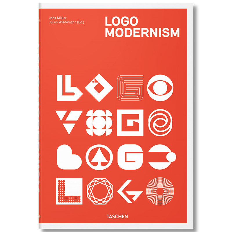 【预售】标志现代主义 Logo Modernism 英文图案商标logo品牌设计书籍TASCHEN原版进口图书 现代主义美学 图形设计师Jens Müller