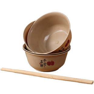 一次性饭碗筷子食品级家用高档过年乔迁碗筷套装加厚耐高温无异味