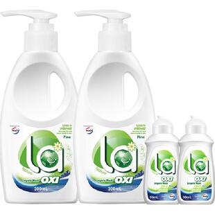 威露士la有氧洗内衣洗衣液300ml*2+90ml*2