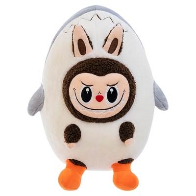 鲨鱼变身拉布布可爱毛绒公仔礼物