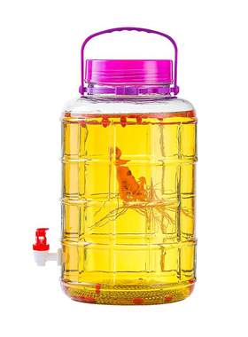 泡酒玻璃瓶食品级家用密封罐带盖