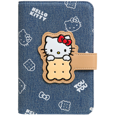 TOUTOU凯蒂猫牛仔护照夹钱包女