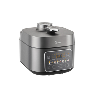 美的电压力锅iH家用0涂层不锈钢5升双胆电饭锅高压二合一2026新款