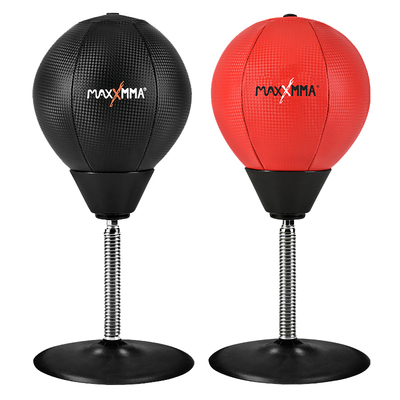 桌面拳击训练速度球吸盘式不倒翁成人发泄解压球儿童反应训练球