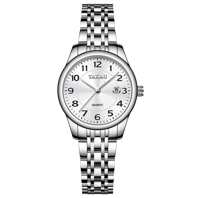 品牌女士手表女款正品2025新款中老年人妈妈机械风石英表数字女表