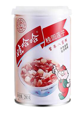 娃哈哈桂圆莲子八宝粥280g×12罐整箱粗粮速食即食早餐代餐哇哈哈