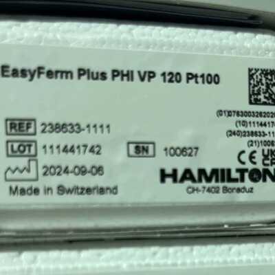 议价哈美顿PH电极238633-1111  EasyFerm Plus PHI VP 120 Pt100