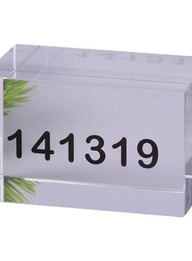 141319水晶方体方块玻璃圆片定制