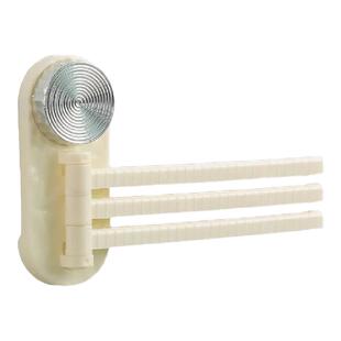 吸盘抹布架厨房免打孔壁挂式置物架家用多功能分层墙旋转毛巾架