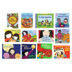 Bringing In the New Year  中国春节 中秋节 中国传统节日 图画书 英文原版绘本 A Book of Shapes 名家 Grace Lin