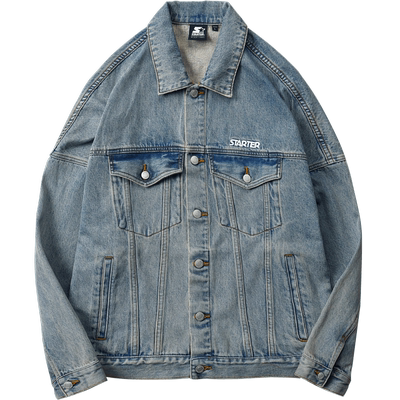 Starter情侣刺绣休闲夹克