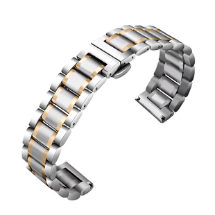 表带钢带男精钢女款不锈钢手表链金属配件适用浪琴天梭卡西欧天王