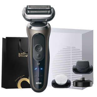 【情人节礼物】博朗雷霆7系pro-4320vs电动剃须刀往复式便携水洗