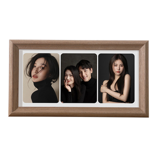 情侣相框照片定制diy加打印洗相片做成摆台多张照艺术照组合挂墙