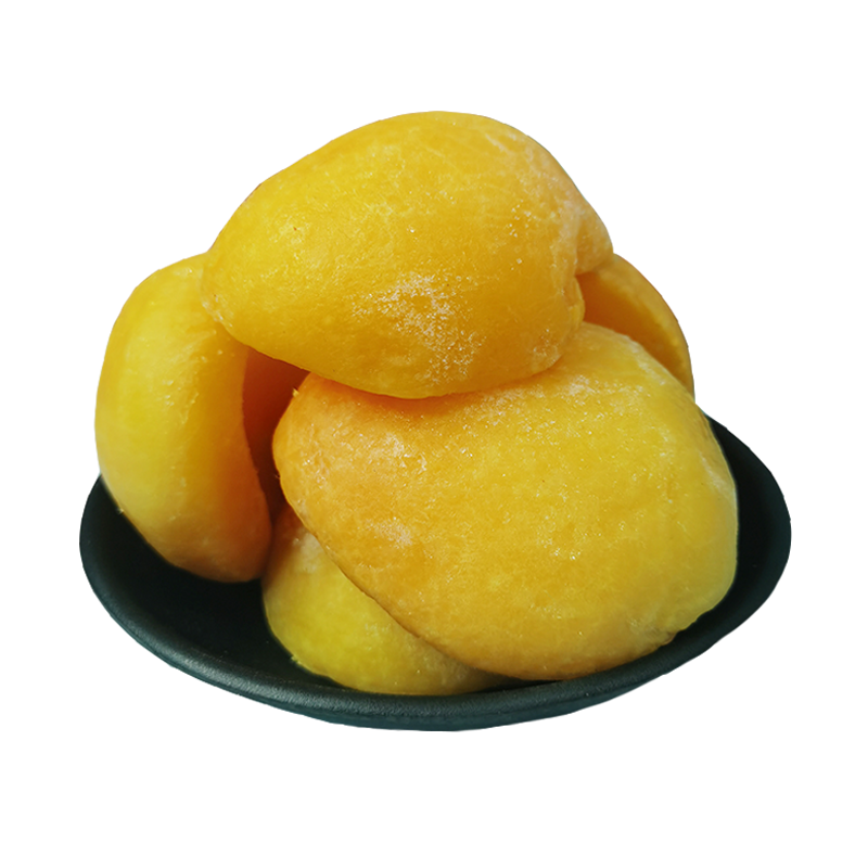 东北冻黄桃冷冻黄桃瓣速冻黄桃半冷冻黄桃肉无核去皮桃子大桃子