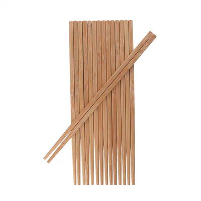 筷子一次性无漆无蜡独立包装加粗碳化竹筷家用专用外卖加长餐饮