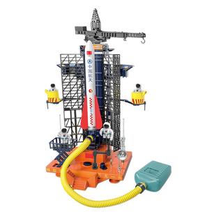 儿童火箭航天飞机玩具长征五号中国空间站宇宙飞船月球车拼装模型