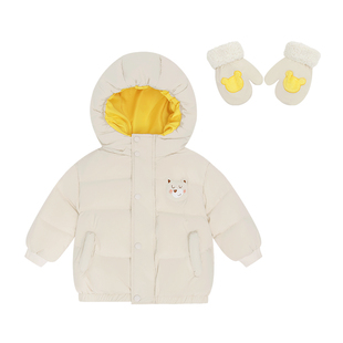 儿童羽绒服冬季宝宝棉服加厚小男孩上衣童装保暖男童外套女童冬装