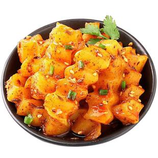 烧烤味狼牙土豆开袋即食香辣味小零食小吃解馋素食下饭菜休闲食品