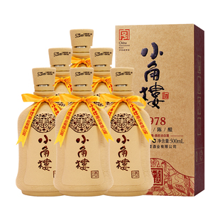 【官方正品】小角楼1978 浓香型固态纯粮白酒52度500ml*6瓶整箱