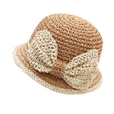 女宝宝草帽儿童帽子-58个月岁