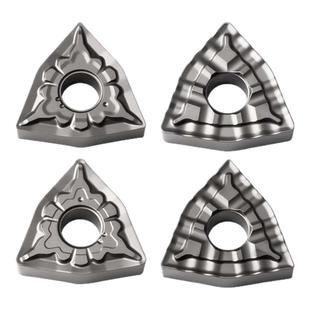 金属陶瓷桃型数控车刀片WNMG080404-37/080408-TS 高光洁度车刀粒