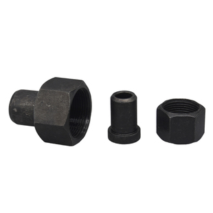 高压液压焊接管接头压力表公制内螺纹螺母焊管六角钢管铁管活接头