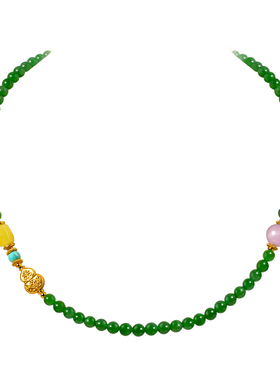 LEFTGO左戈正品纯天然翡翠项链