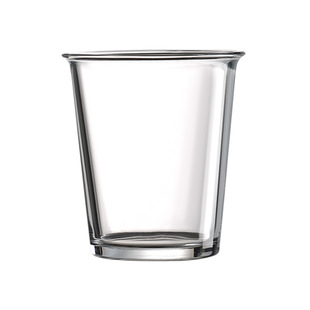 简约透明玻璃杯加厚反口水杯拿铁美式咖啡杯果汁饮料奶昔敞口杯子