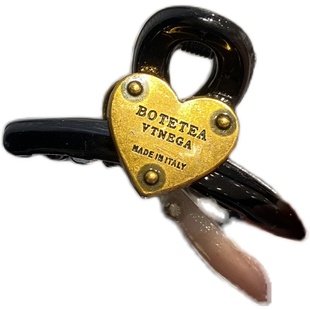 爱心黄铜光面刘海小抓夹两只装高颅顶公主夹气质简约小抓夹E0709