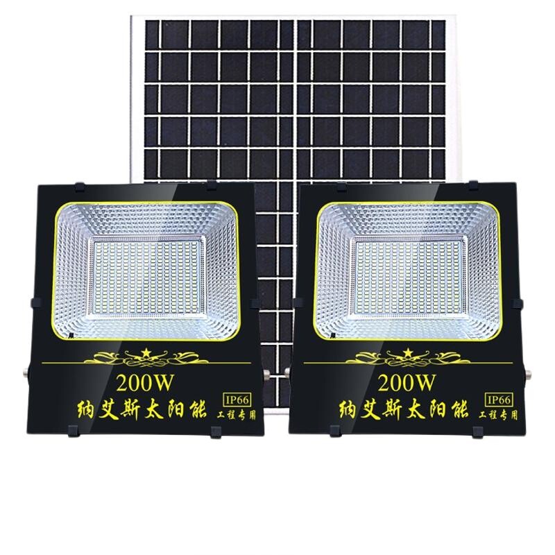 2026新款太阳能外灯新农村大功率户外灯防水一拖二1000w照明灯