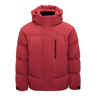 HLA/海澜之家连帽羽绒服2025秋冬新款极光95绒800蓬石墨烯外套男