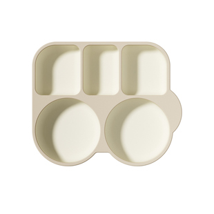 babypods宝宝餐盘儿童餐具套装婴儿吃饭专用分格辅食碗吸盘硅胶碗