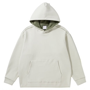 【新款热销】Reloading重新加载 重磅软糯慕斯绒保暖撞色休闲卫衣