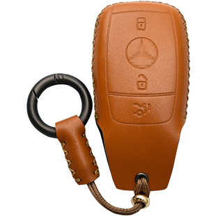 适合23款奔驰E钥匙套E300L E200L GLA200 GLB钥匙包老款奔驰C扣壳