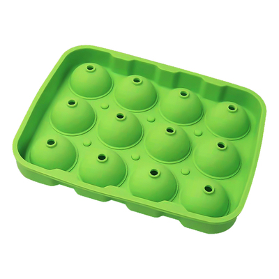 硅胶冰格圆形冰球大冰块模具商用威士忌酒吧制冰盒家用带盖冻冰