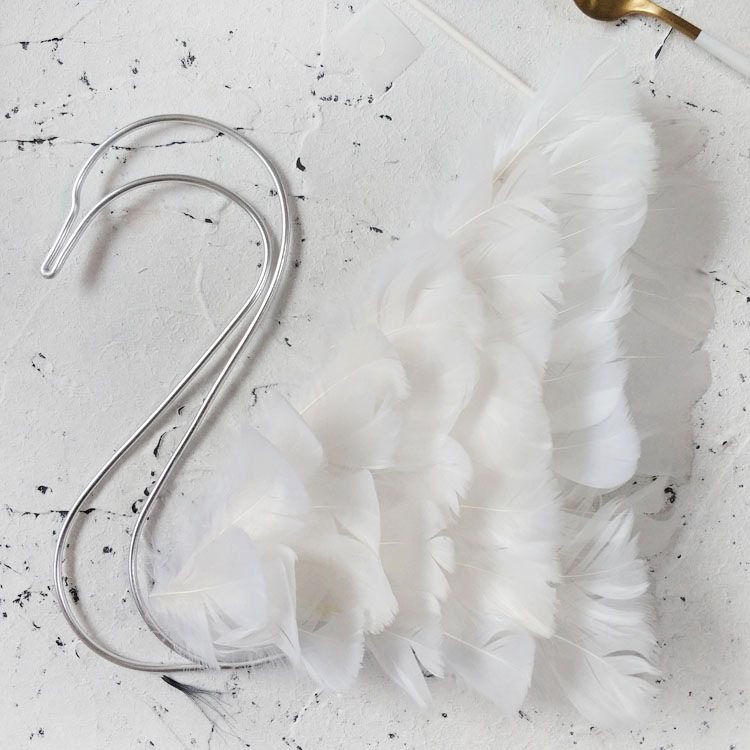 网红蛋糕插件摆件唯美蛋糕插件天鹅羽毛仙女装饰生日蛋糕插件包