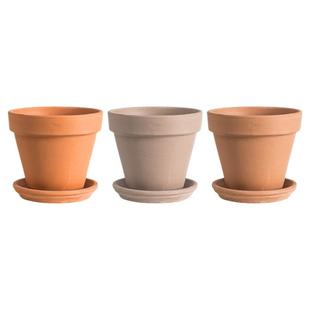 虹越陶盆帝罗马国际盆多肉花盆家用红陶透气室内阳台种植花盆托盘