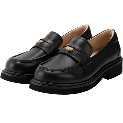 暇步士真皮增高英伦风乐福鞋女鞋