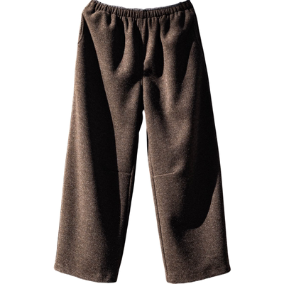 雨文她城原创复古休闲羊毛裤