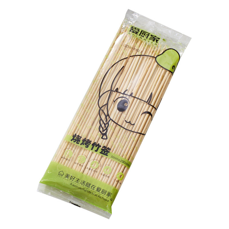 一次性竹签烧烤签子食品级关东煮淀粉肠专用钵仔糕钵钵鸡糖葫芦签