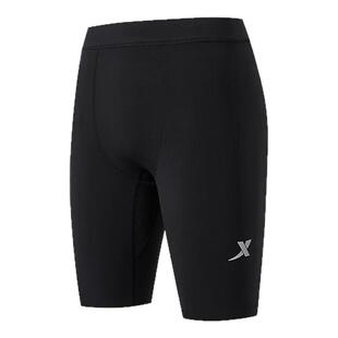 特步紧身五分裤男2026冬季新款专业跑步运动裤马拉松竞速速干短裤