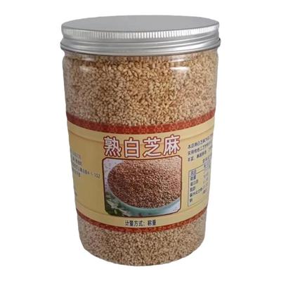 沂蒙山农家现炒熟白芝麻香浓酥脆