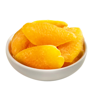 黄桃干低温慢烘肉厚饱满酸甜软糯无核黄桃干蜜饯果脯果干休闲零食