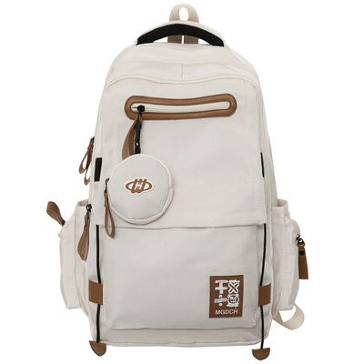 大容量双肩包男双层设计书包女