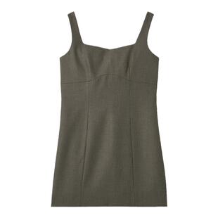 LILY BROWN秋冬款 甜美方领露背蝴蝶结短连衣裙LWFO244152