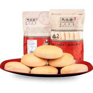 马复胜 老面小法饼450g湖南长沙特产原味传统手零食休闲小吃