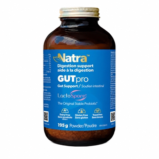直邮 加拿大NATRA Gut肠道粉含发酵谷氨酰胺NAG芦荟榆树皮 195克